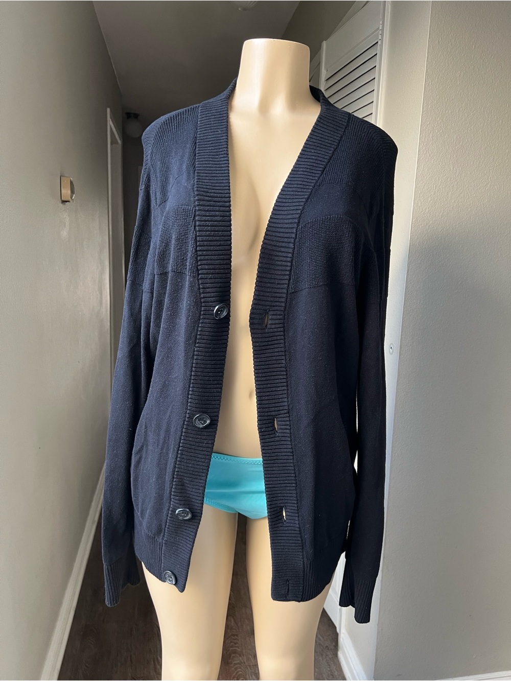 G by Guess black Button-Front Women's Cardigan